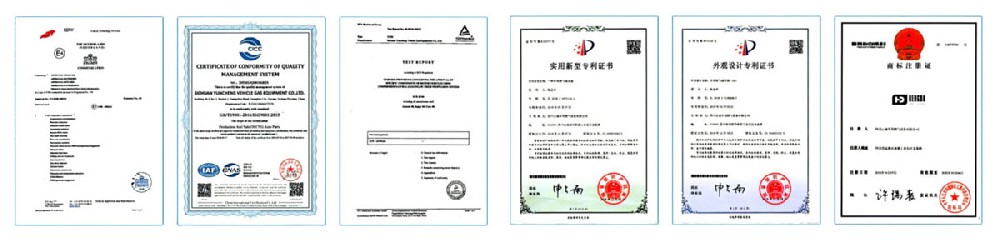 Sichuan Yuncheng CNG LPG Autogas Kit Certificates and Standards