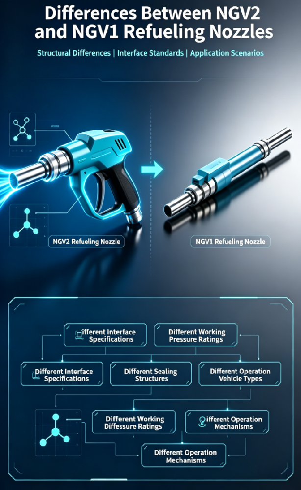 Differences between NGV1 and NGV2 dispensing guns
