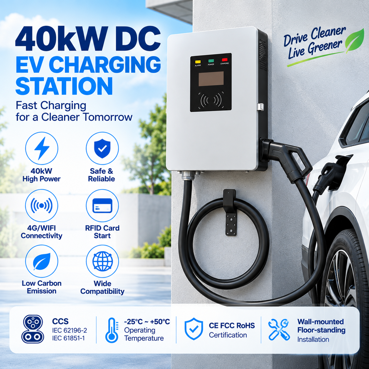 40kW DC EV Charger Product Packaging 40kW DC EV Charger Product Packaging