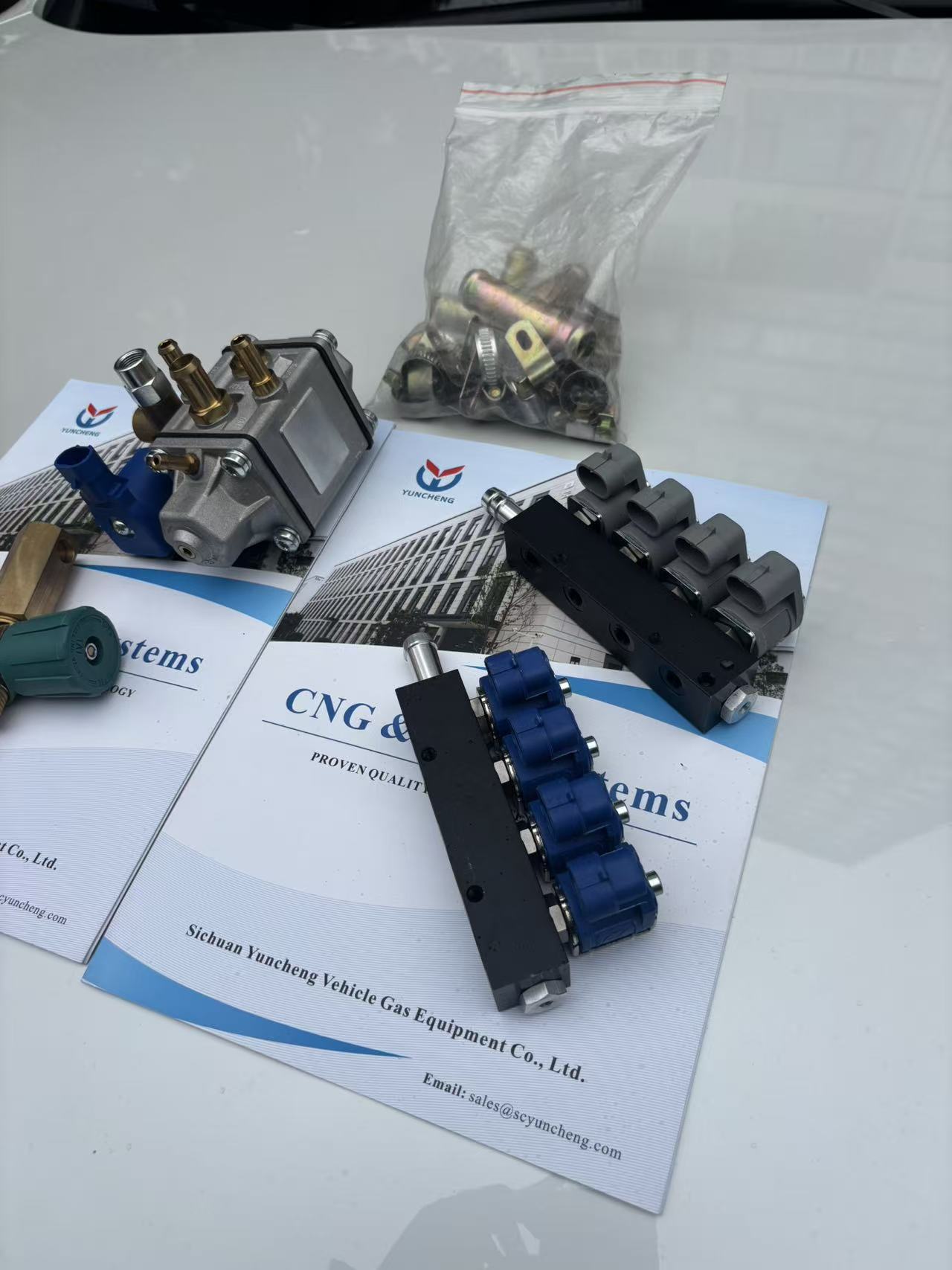 CNG LPG conversion system components for vehicle projects