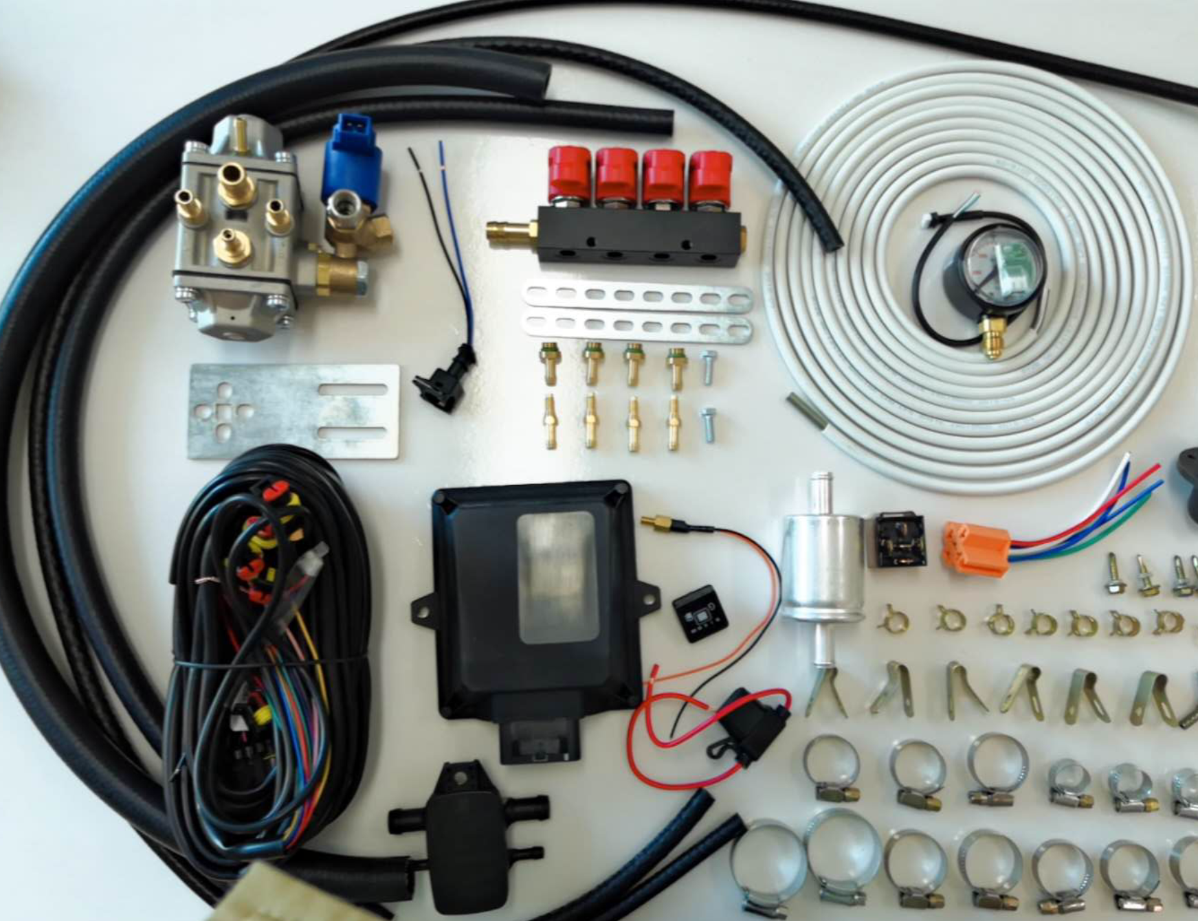 CNG LPG sequential injection system component categories