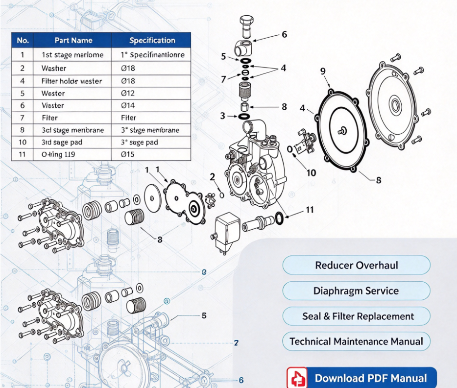 CNG / LPG Reducer Repair Kit & Diaphragm Maintenance Guide