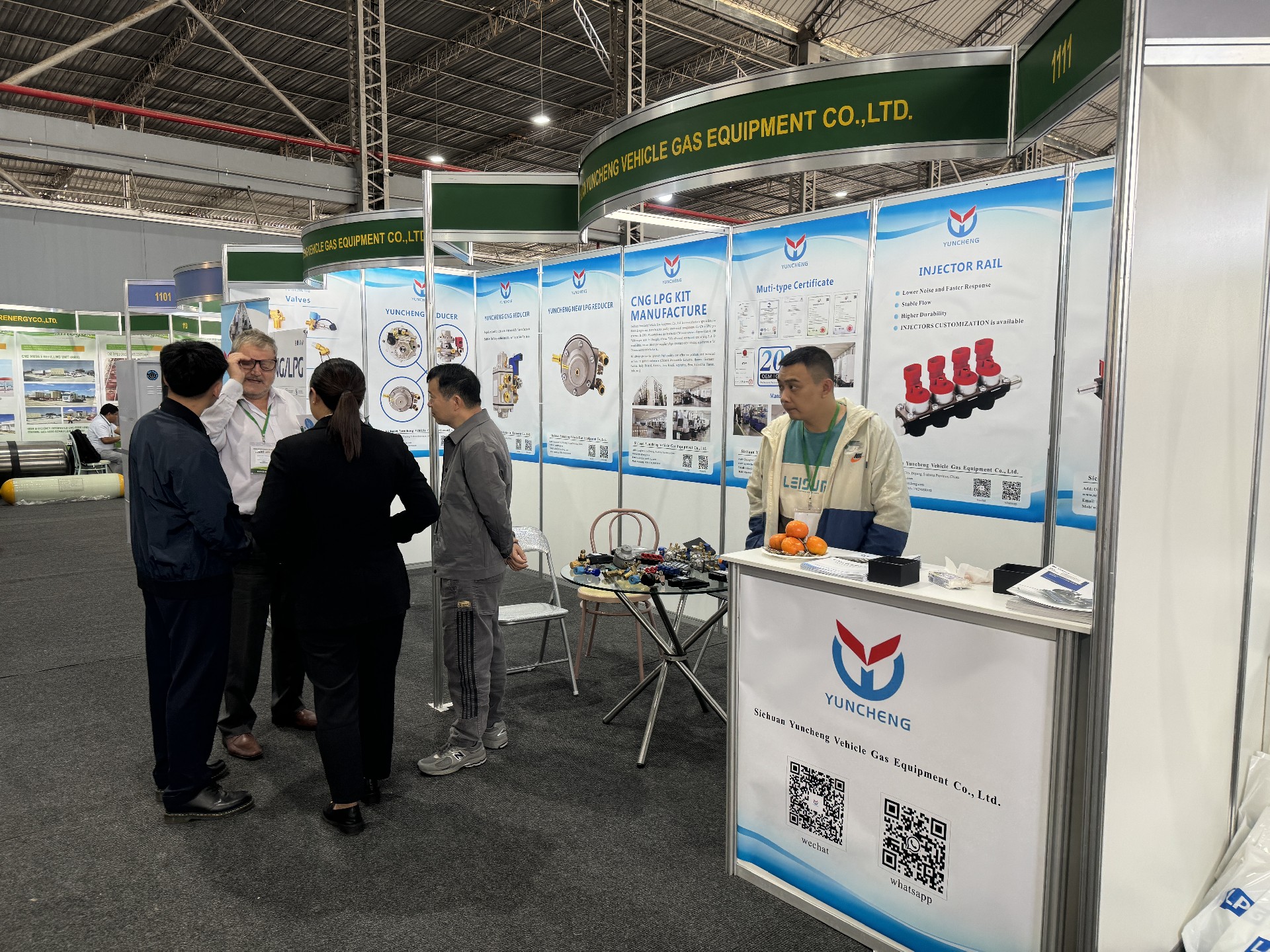 CNG LPG vehicle gas conversion kits booth at FIGAS & VEHIGAS exhibition Lima Peru.jpg